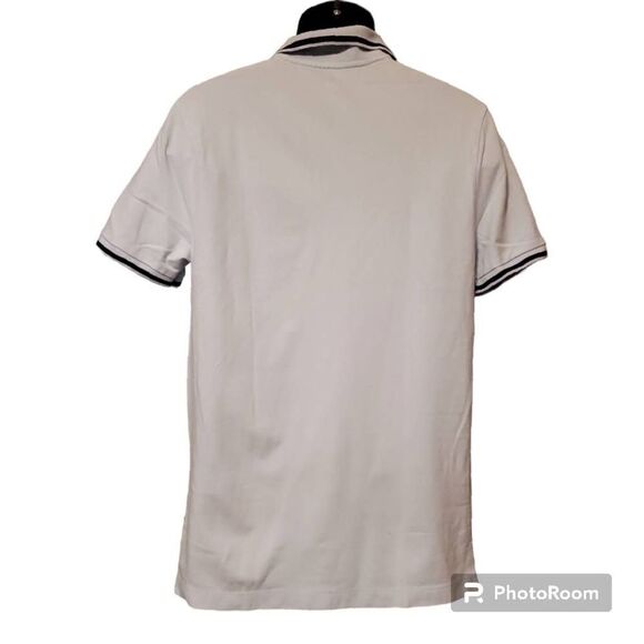 Gap Men's Short Sleeve Polo, Light Blue, Large - Picture 2 of 3